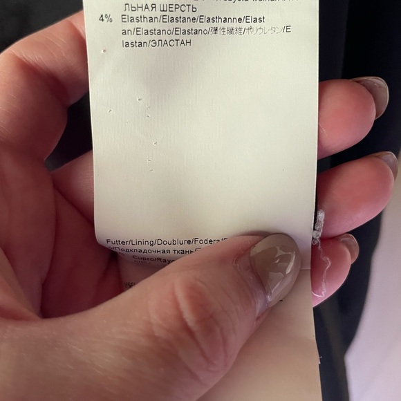 Hugo boss black tailored blazer size 6 - Picture 3 of 3